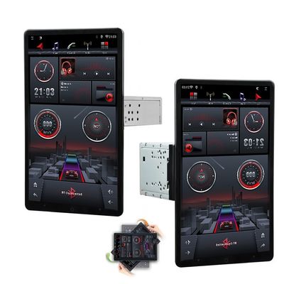 Ondersteun meerdere talen 2din Android Car Stereo met 13 inch Verticaal Scherm en GPS