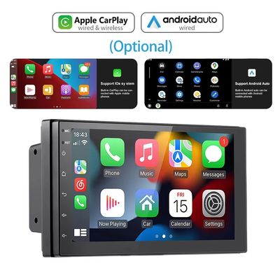 Universal Placement 7 Inch Touch Screen Car DVD Player met BT Wifi en GPS navigatie