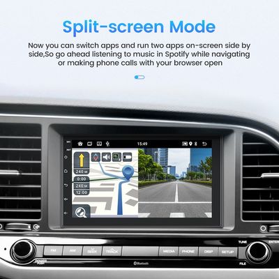 Universal Placement 7 Inch Touch Screen Car DVD Player met BT Wifi en GPS navigatie