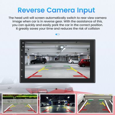 Universal Placement 7 Inch Touch Screen Car DVD Player met BT Wifi en GPS navigatie