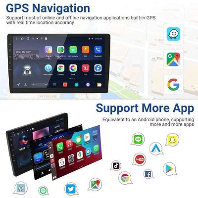 Custom Box 9 inch Android 10 Car Multimedia Player met touchscreen en GPS navigatie