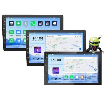 Universal 2 Din QELD/IPS Touch Screen Radio Player Carplay met Split Screen functie