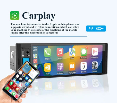 Video Player 6.86&quot; Car Screen Player met Android Auto GPS Navigation en Radio Tuner