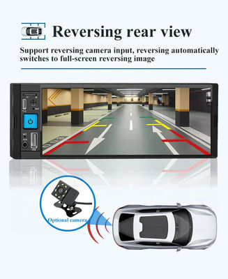 Car Radio Wireless Carplay 1Din MP5-speler met FM/AM/RDS multimedia en Bluetooth