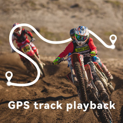Draagbare motorfietsnavigatie GPS 5 inch draadloos Apple Carplay en Android Auto