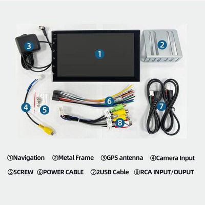 Multi-taal beschikbaar 7 inch Android Car Stereo met GPS-navigatie en touchscreen