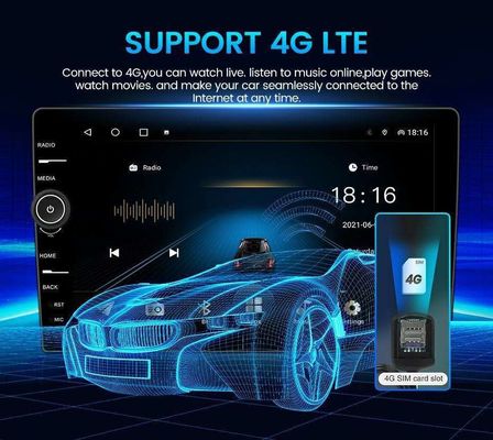Universal Built-in WiFi 9/10 Inch Android 11.0 Car Multimedia Player voor Toyota Nissan