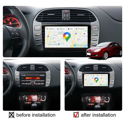 9 inch touchscreen Android auto stereo met gps-navigatiesysteem en spiegel link functie