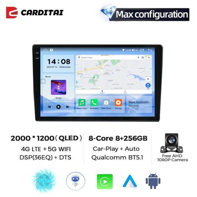 Carplay GPS Navigation 2 Din Android 11 voor BMW 3 E90 E91 E92 E93 2005 2012 Auto Radio