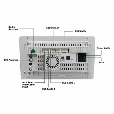 Sound Carditai 8/9/10'' Touch Screen QELD/Knob Car Radio Android System Player Dsp Android auto Voice Control Auto stereo