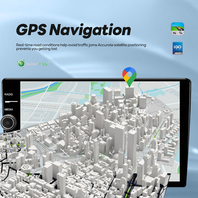 Universal 9 10 inch Double DIN Car Video Android GPS 8-Core 4 64GB 4G CarPlay DSP/RDS