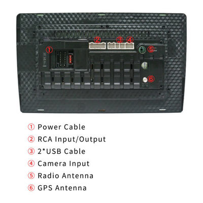 Android 9/10 Inch Car Touch Screen GPS Stereo Radio Navigation System voor Auto Electronics