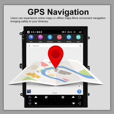 Android 10.1 GPS-navigatie 2 32G Car Radio 9.7'' 2 DIN met ingebouwde draadloze CarPlay