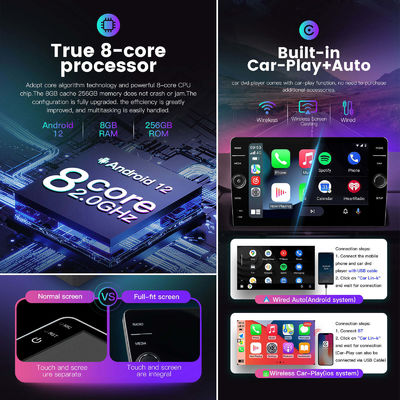 2.5D IPS Car GPS Navigation Auto Radio Multimedia Player voor 9 inch Android Car Radio