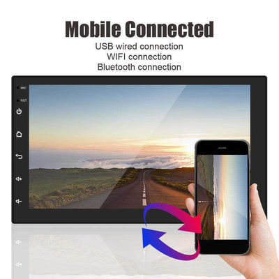 Universele 9 inch Android-auto-stereo met ingebouwde draadloze CarPlay en touchscreen