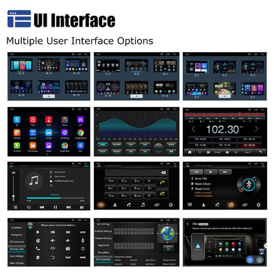 Carditai Android 10 QLED Car Audio 2 32G Head Unit met ingebouwde GPS en 9/10 inch scherm