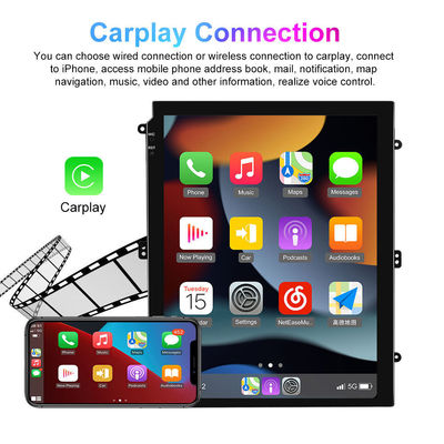 USB-aansluiting 9,7 inch Verticaal scherm Autoradio met 1280*800 resolutie en stereo