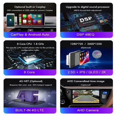 8&quot; Android 11 8core 8 128G Car DVD Player voor Chevrolet Aveo/Sonic 2011 2012 2013 Ondersteuning Split-Screen Functie