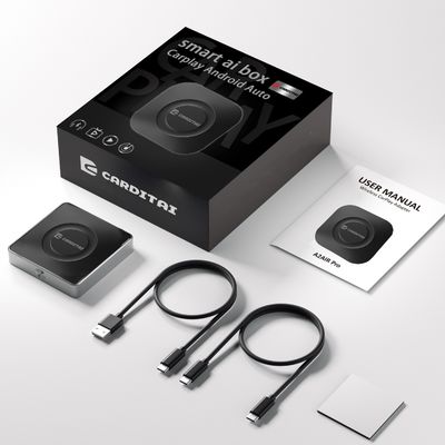 5V±0.2V 1.0A Power Input Carplay AI Box 8GB 128GB Ingebouwde GPS Wifi Wireless Streaming Box