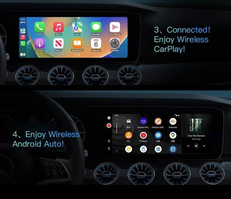 5V±0.2V 1.0A Power Input Carplay AI Box 8GB 128GB Ingebouwde GPS Wifi Wireless Streaming Box