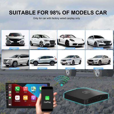 5V±0.2V 1.0A Power Input Carplay AI Box 8GB 128GB Ingebouwde GPS Wifi Wireless Streaming Box