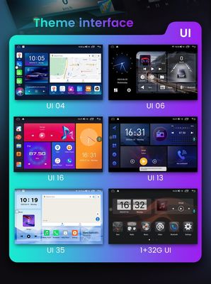 Universal Car Radio met 360 view en 256GB Qcta Core 1.8GHz Ingebouwde 4G WiFi 5G Carplay
