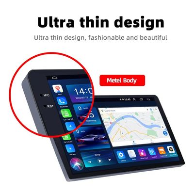 9 inch Universal Car Radio Android12 Car Panel Screen 5G WiFi Car DVD Player GPS navigatie