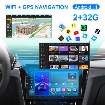 Universal Car 2 Din Android12 Carplay Gps TS7 Speler met meertalige ondersteuning