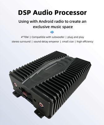 12-24v Spanning 4 Way DSP Car Amplifier voor Android Big Screen Voorziening en prestaties