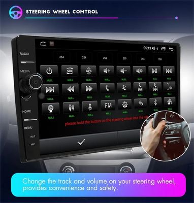 Dashboard Placement 8" Stereo Car Radio met GPS Navigation en Wireless Android Auto