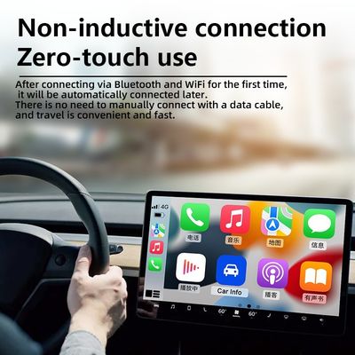 Draagbare CarPlay Android 13 Multimedia Video Draadloze Car Play Ai Box voor auto luchtreiniger