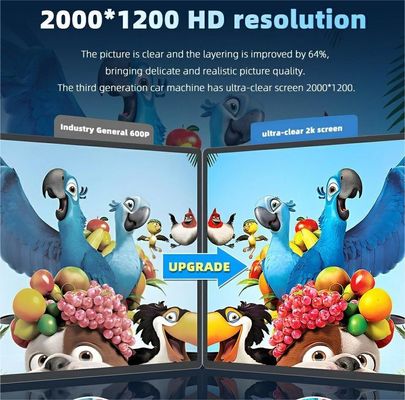 10.1" Metal Body 2 32 GB Android Car Media Player met 2K resolutie en GPS navigatie