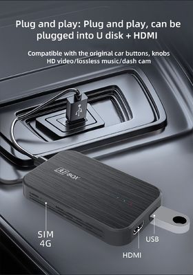 Draadloze Android Auto en Apple Carplay Media Box met andere designstijl Draagbaar