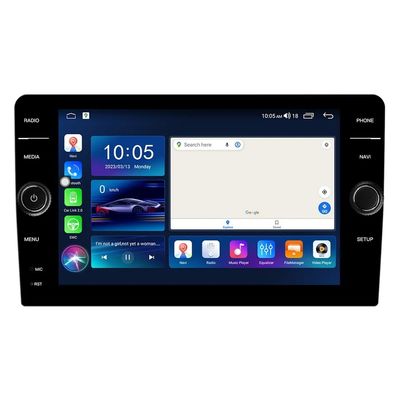 8 inch 2din Android 13 Car Stereo met QELD Screen GPS Wifi en Camera Full-fit Design