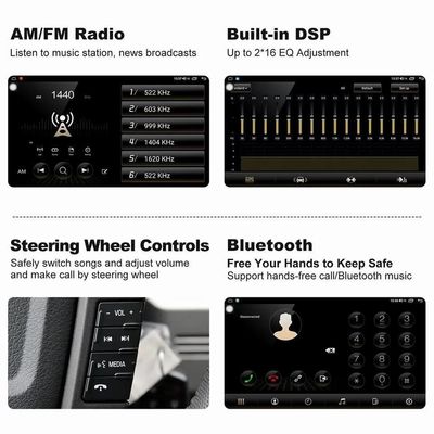 Universal 2DIN Stereo Radio GPS Car Multimedia Video Player voor Android 7 9 10 inch