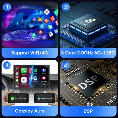 13.3 inch Android 11.0 Carplay Multimedia Car Radio met touchscreen en OBD2 functie