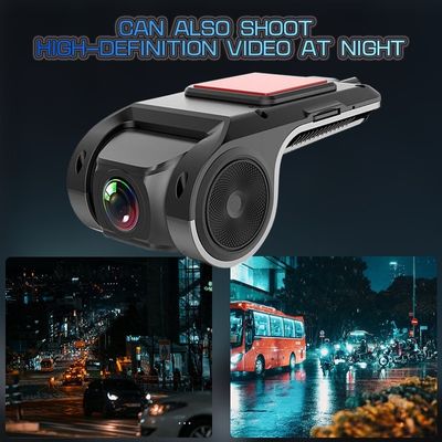 USB Car Dash Cam HD 1080P 170° Wide Angle Recorder Front ADAS Android DVR Nachtversie