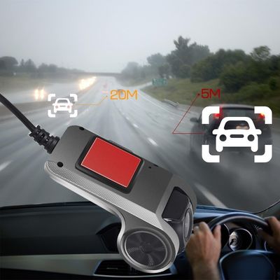 USB Car Dash Cam HD 1080P 170° Wide Angle Recorder Front ADAS Android DVR Nachtversie