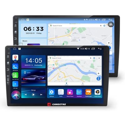9 inch Car DVD Player Android Navigatie met 6 128 GB 4G Wifi GPS Dsp Rds AM Double Din Car Radio