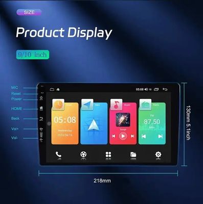 9 inch Car DVD Player Android Navigatie met 6 128 GB 4G Wifi GPS Dsp Rds AM Double Din Car Radio
