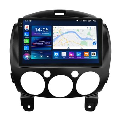 Ingebouwde 2DIN CarPlay 4G Wifi BT Autoradio Audio DVD GPS Multimedia Player Voor Mazda 6 2002-2008