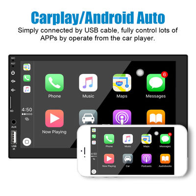 178*102mm Grootte HD Touch Screen Car MP5 Player met Carplay Bluetooth en Reverse Camera