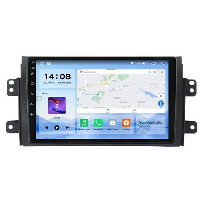 Custom UI 8 Core 2 Din Android 12 Carplay Autoradio GPS Head Unit voor Suzuki SX4 2006 2013