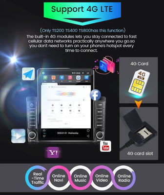 Universal Car Model 9.7 inch 2 din Double Din Android 12 Car DVD Player met GPS en Bluetooth