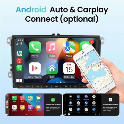 Backup Camera VW Android Car Radio voor VW Golf 6 Touran 8 Inch Touch Screen Car Stereo