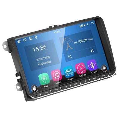 Ondersteuning Android Auto 9 inch Touch Screen Car Stereo DVD Player voor VW Passat B6/Polo